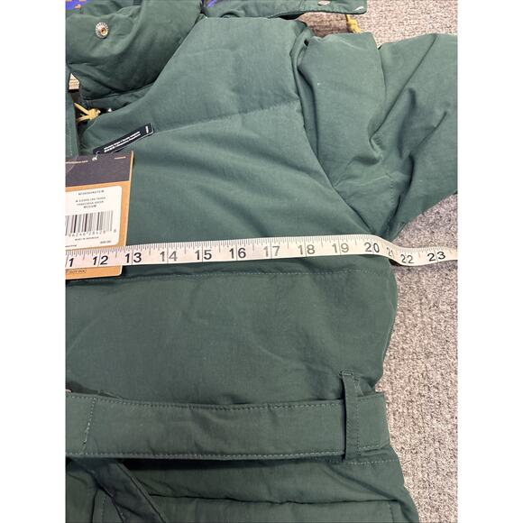 NWT $400 The North Face Womens Sierra Down Long Parka Green Med 600 Coat - Picture 6 of 9